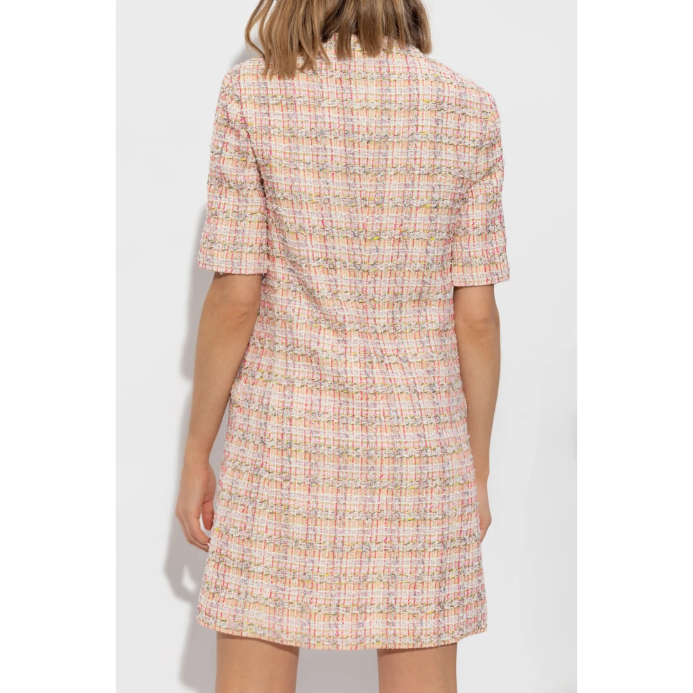 Versace Tweed Jurk Pink Dames