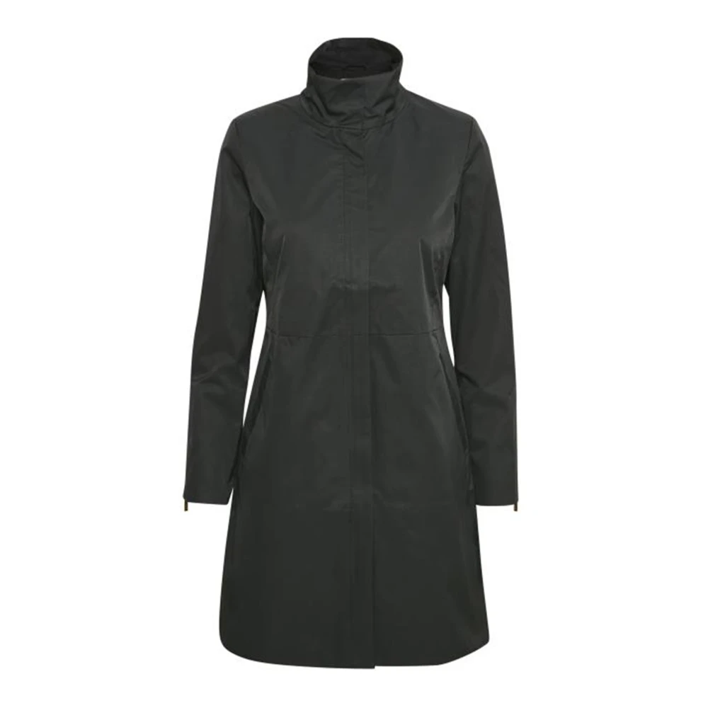 Part Two Eenvoudige CarvinPW Jas in Zwart Black Dames