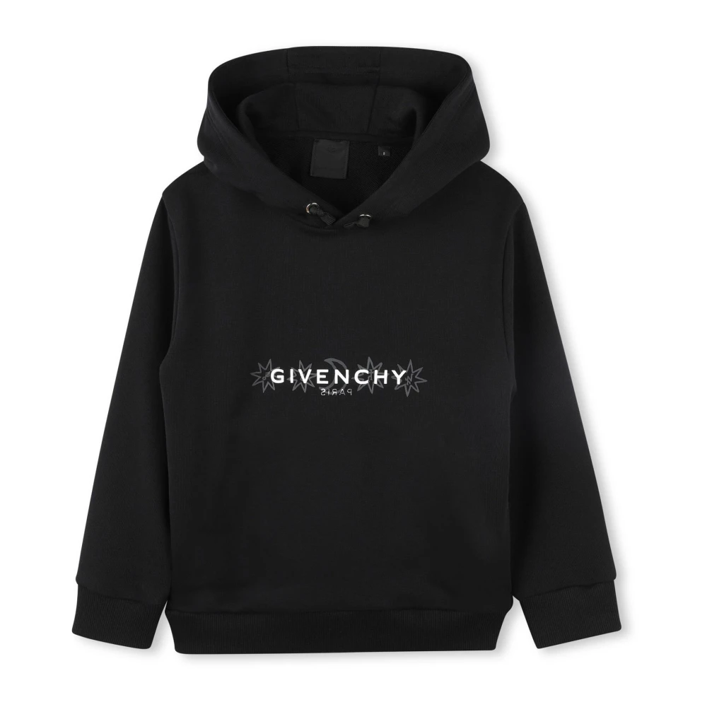 Givenchy Svart Tröja med Huvtröja Black, Pojke