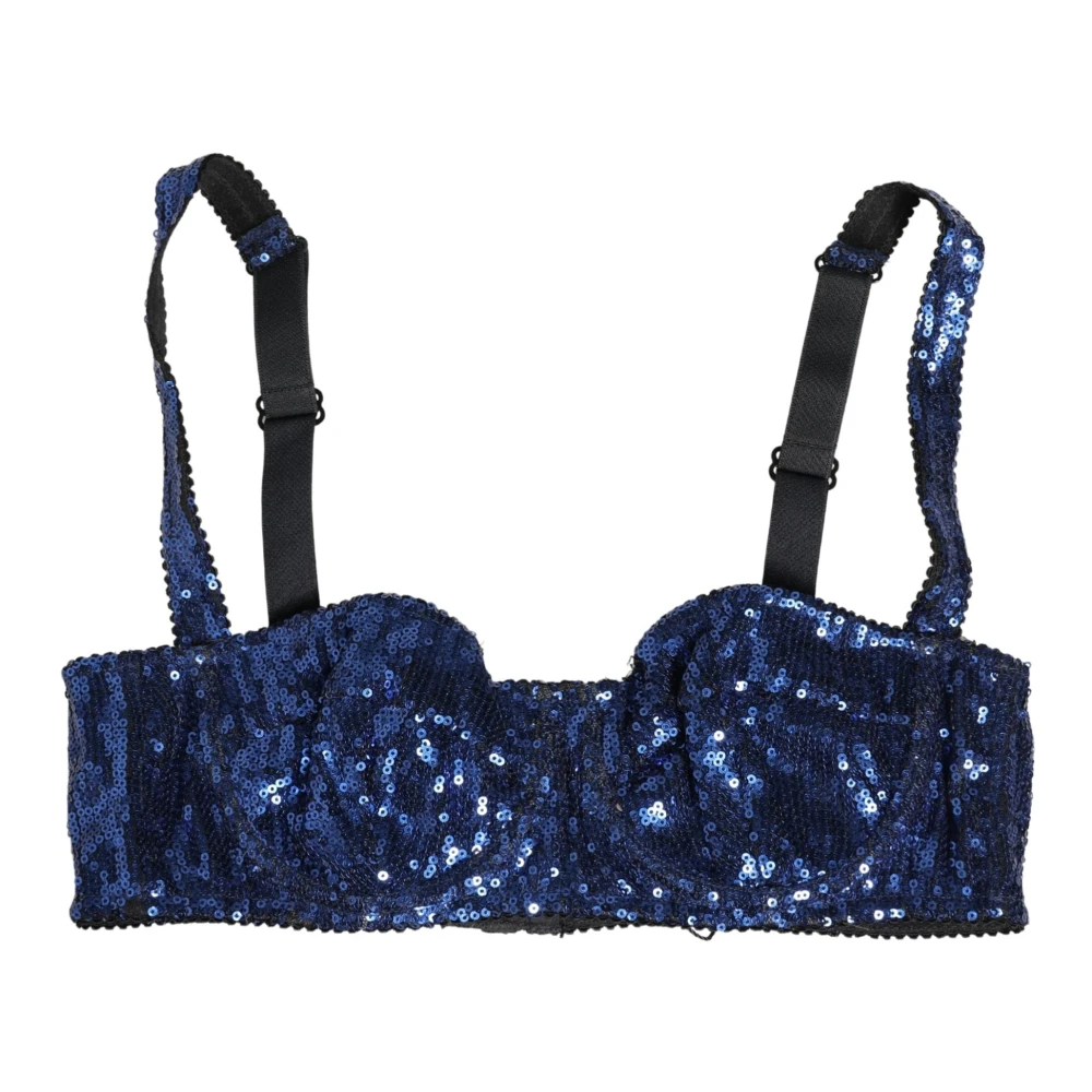 Dolce & Gabbana Women's Blue Bras, S, Balconnet Bra