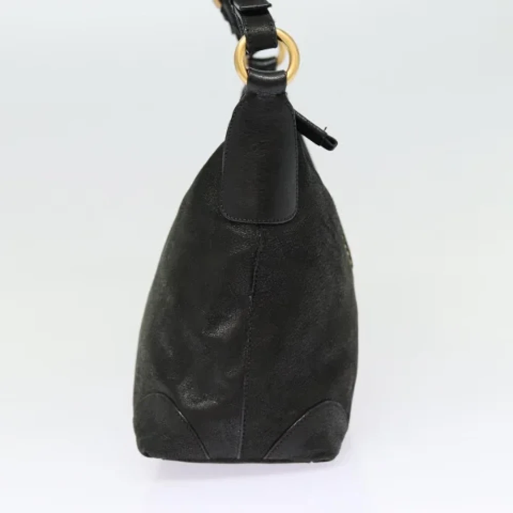 Prada Vintage Pre-owned Leather prada-bags Black Dames