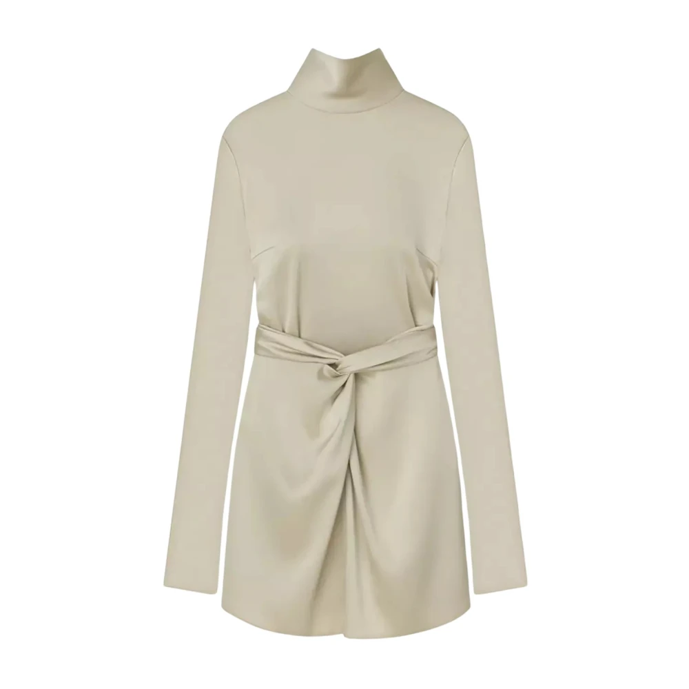 Nanushka Beige Mini Jurk Charon Beige Dames