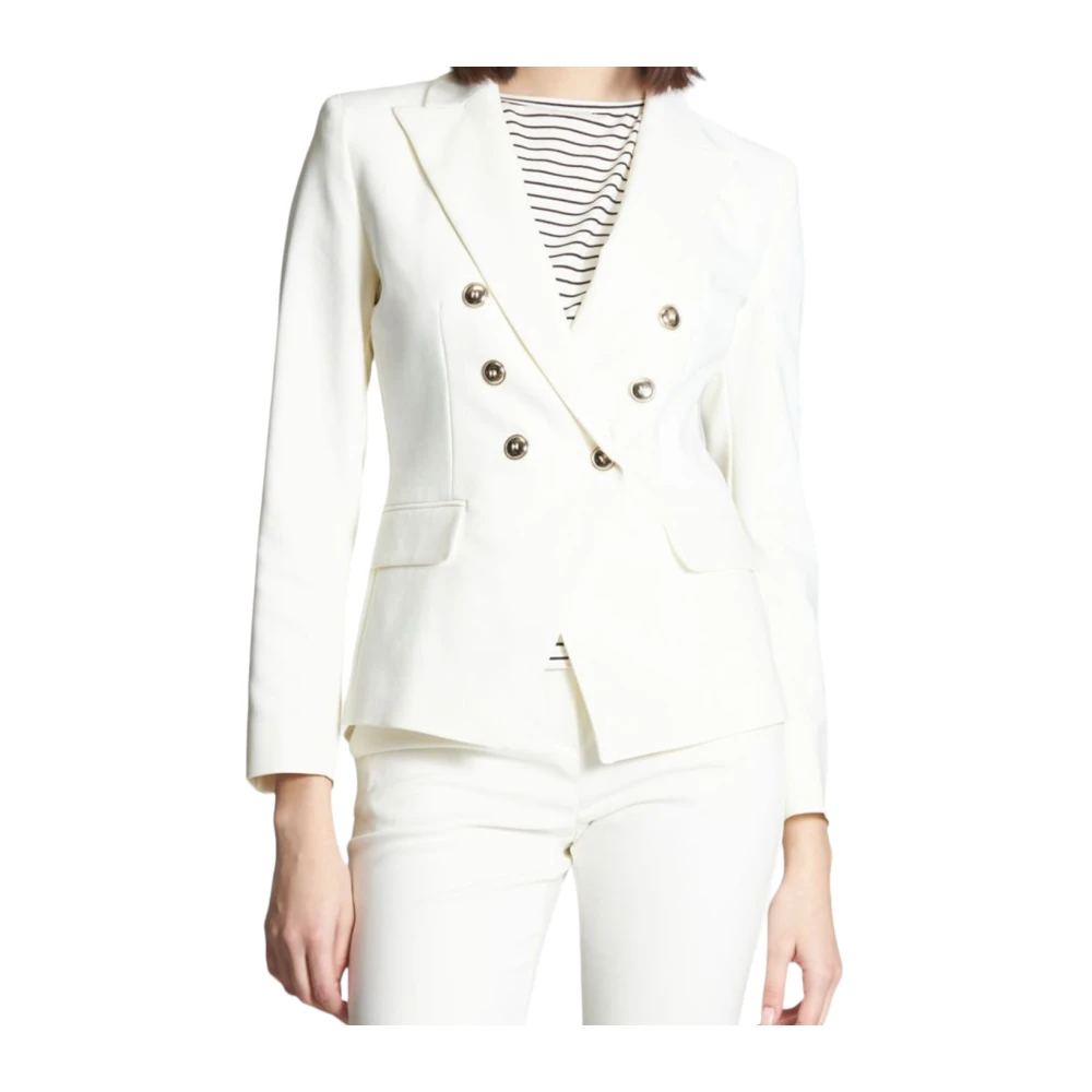 Marella Crème Blazer Foglia1 White Dames