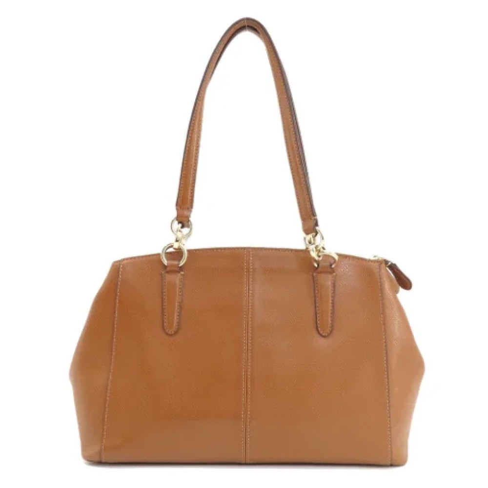 Coach Pre-owned Leather shoulder-bags Brown Dames