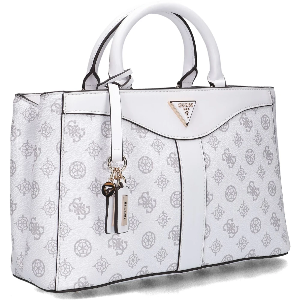 Guess Women's White Handbags, One Size, Elegant Shoulder Bag Dorys Luxury