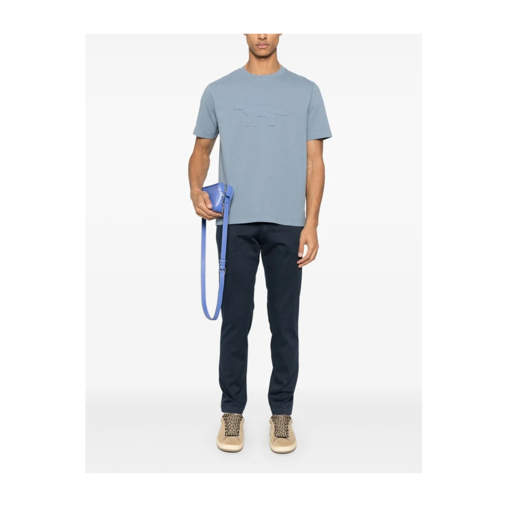 Michael Coal Blauwe Broek met Verborgen Rits Blue Heren