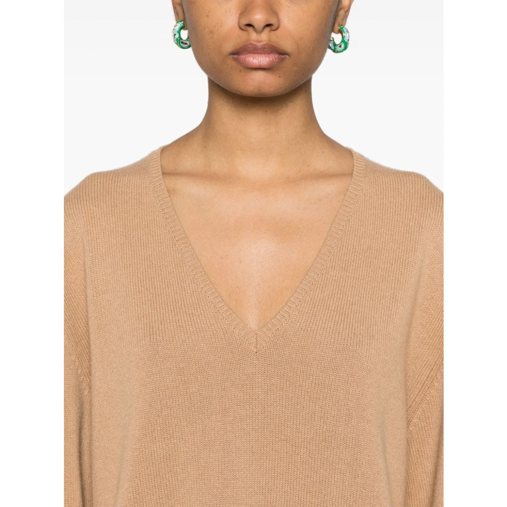 Fabiana Filippi Elegante Zijden Jurk voor Vrouwen Beige Dames