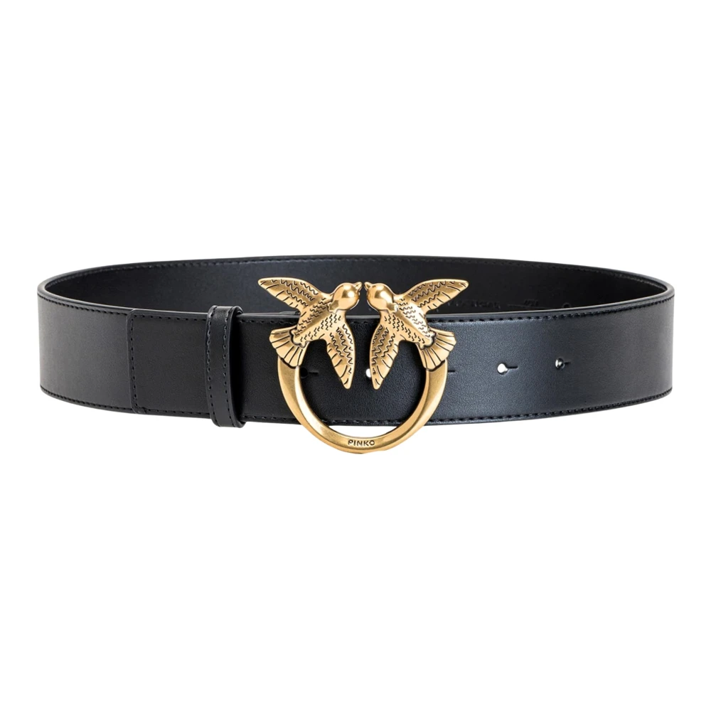 Pinko Women's Black Simply Belt - Belts - M - Accessories