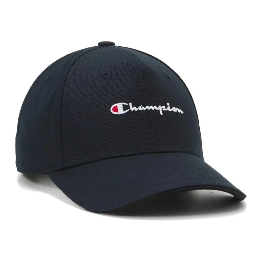 Champion Zwarte geborduurde logo baseballpet Black Heren