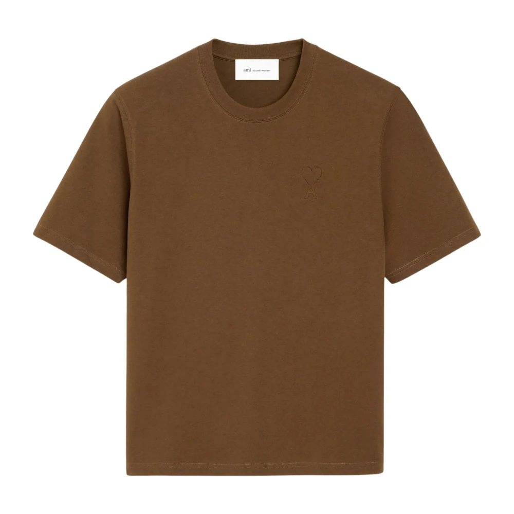 Ami Paris Uomo Marrone - T-Shirt - Tops - L - Immagine 3