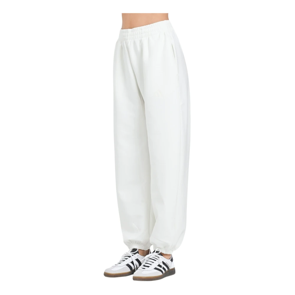 Adidas Donna Blanc Pantaloni Da Jogging Lux - Immagine 3