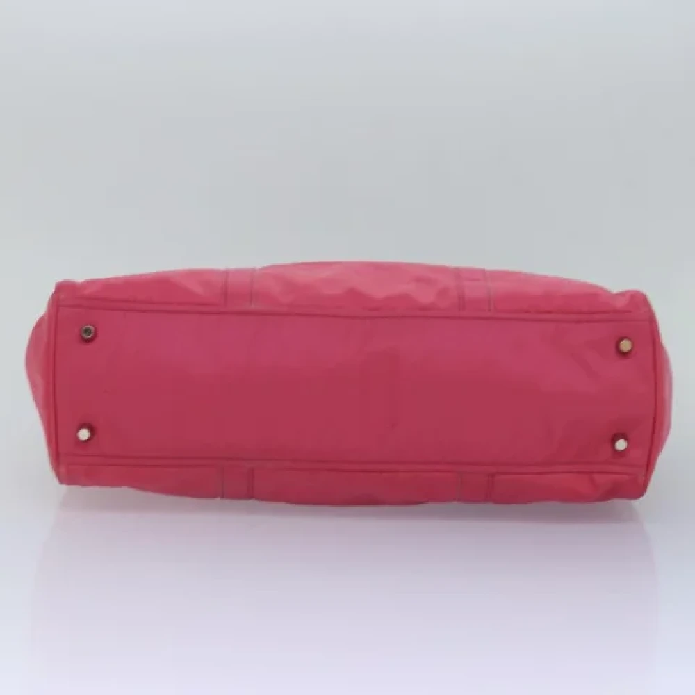 Prada Vintage Pre-owned Nylon totes Pink Dames