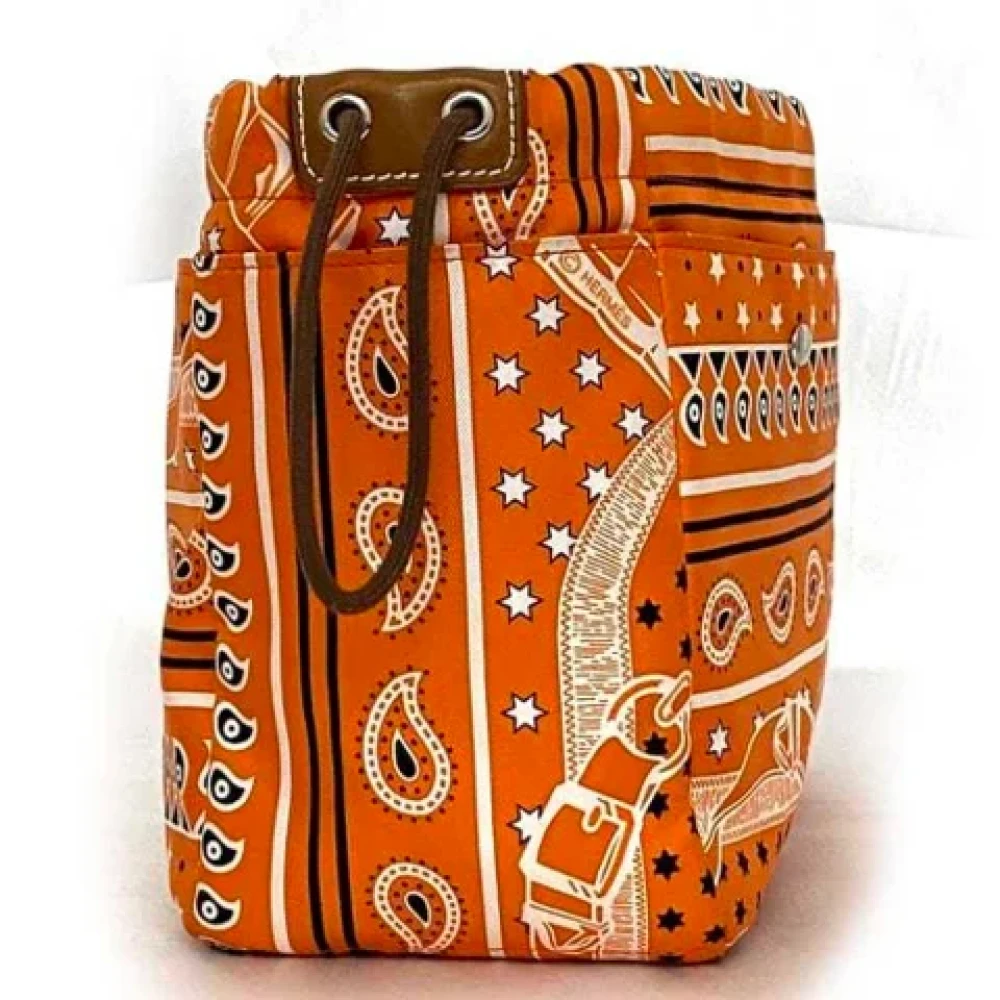 Hermès Vintage Pre-owned Silk pouches Orange Dames