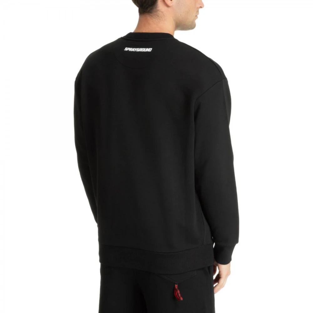 Sprayground Gebroken Glas Haaienmond Sweatshirt Black Heren