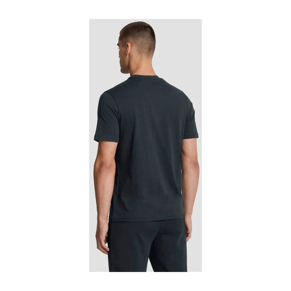 Lyle & Scott Korte Mouw T-shirt Ts400Ton Black Heren