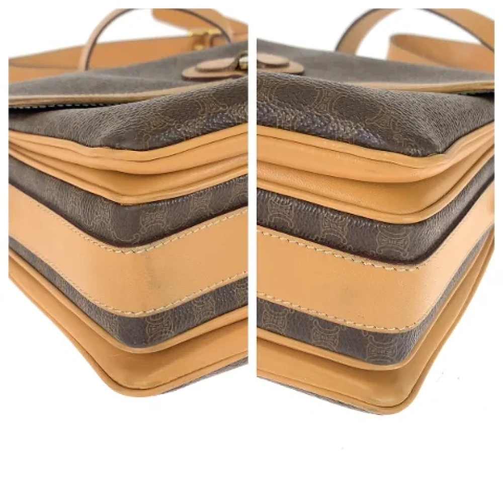 Celine Vintage Pre-owned Canvas celine-bags Brown Dames