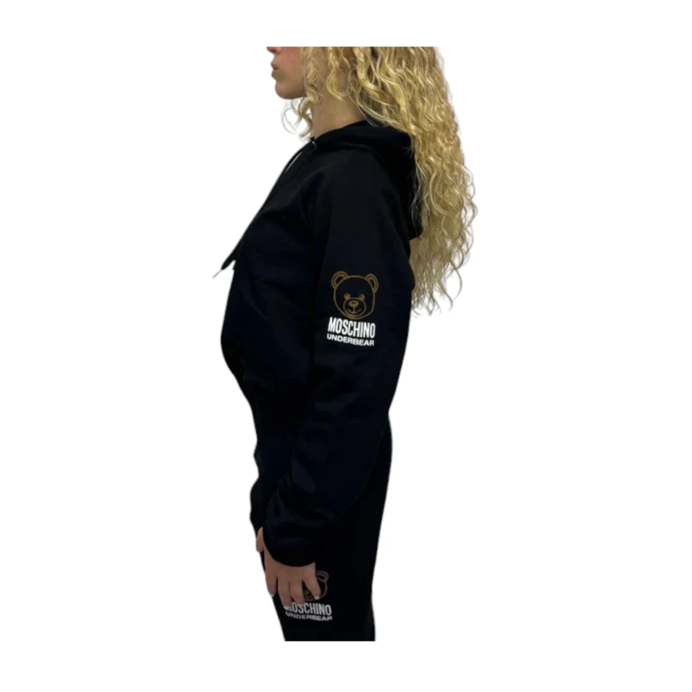 Moschino Stijlvolle Sweatshirt voor een Trendy Look Black Dames