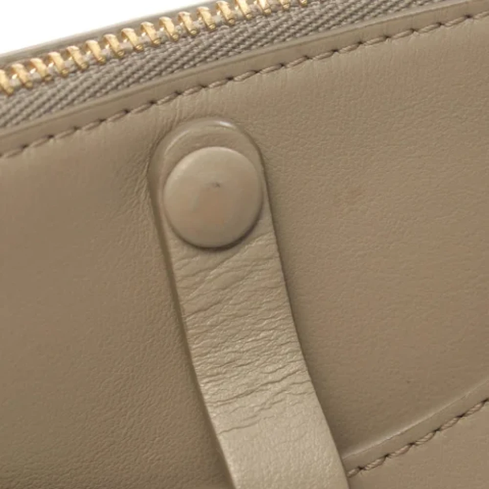 Chloé Pre-owned Leather handbags Beige Dames