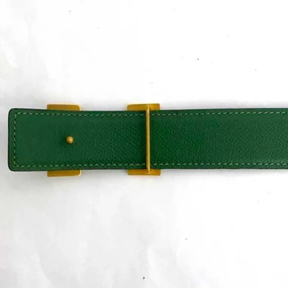 Hermès Vintage Pre-owned Leather belts Black Dames