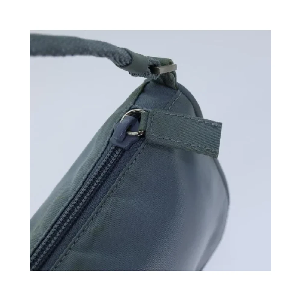 Prada Vintage Pre-owned Nylon prada-bags Blue Dames