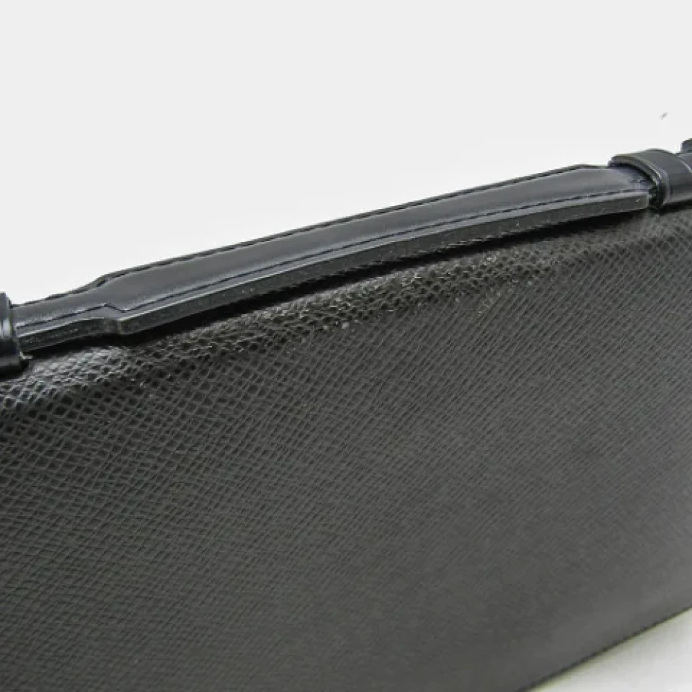 Louis Vuitton Vintage Pre-owned Leather wallets Black Heren