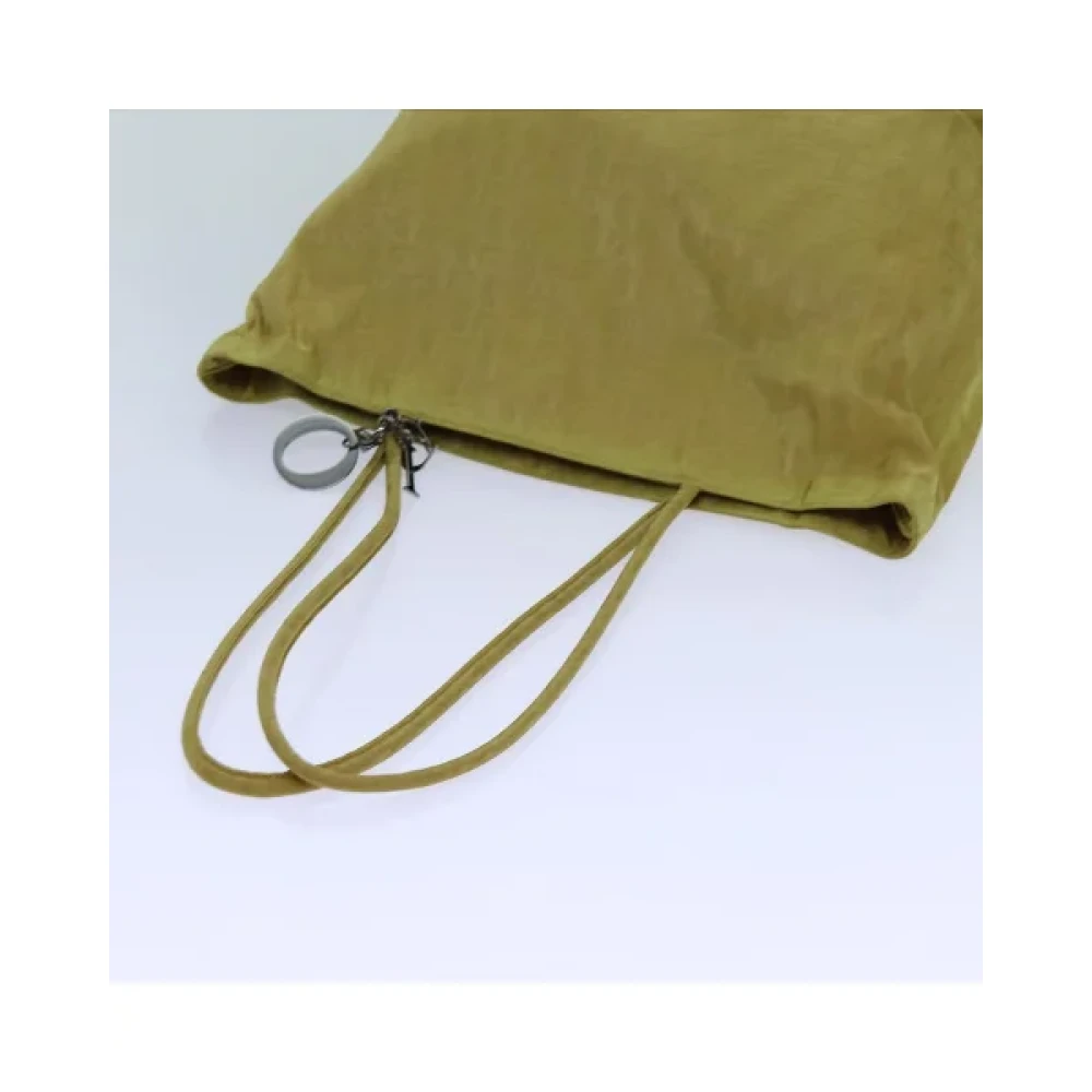 Dior Vintage Pre-owned Nylon dior-bags Yellow Dames