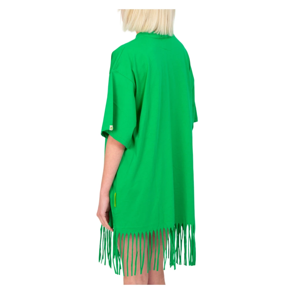 Barrow Gefranjerde Teddy Jurk Green Dames