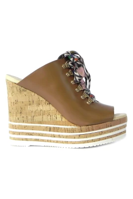 Wedges och Träskor med Kilklack