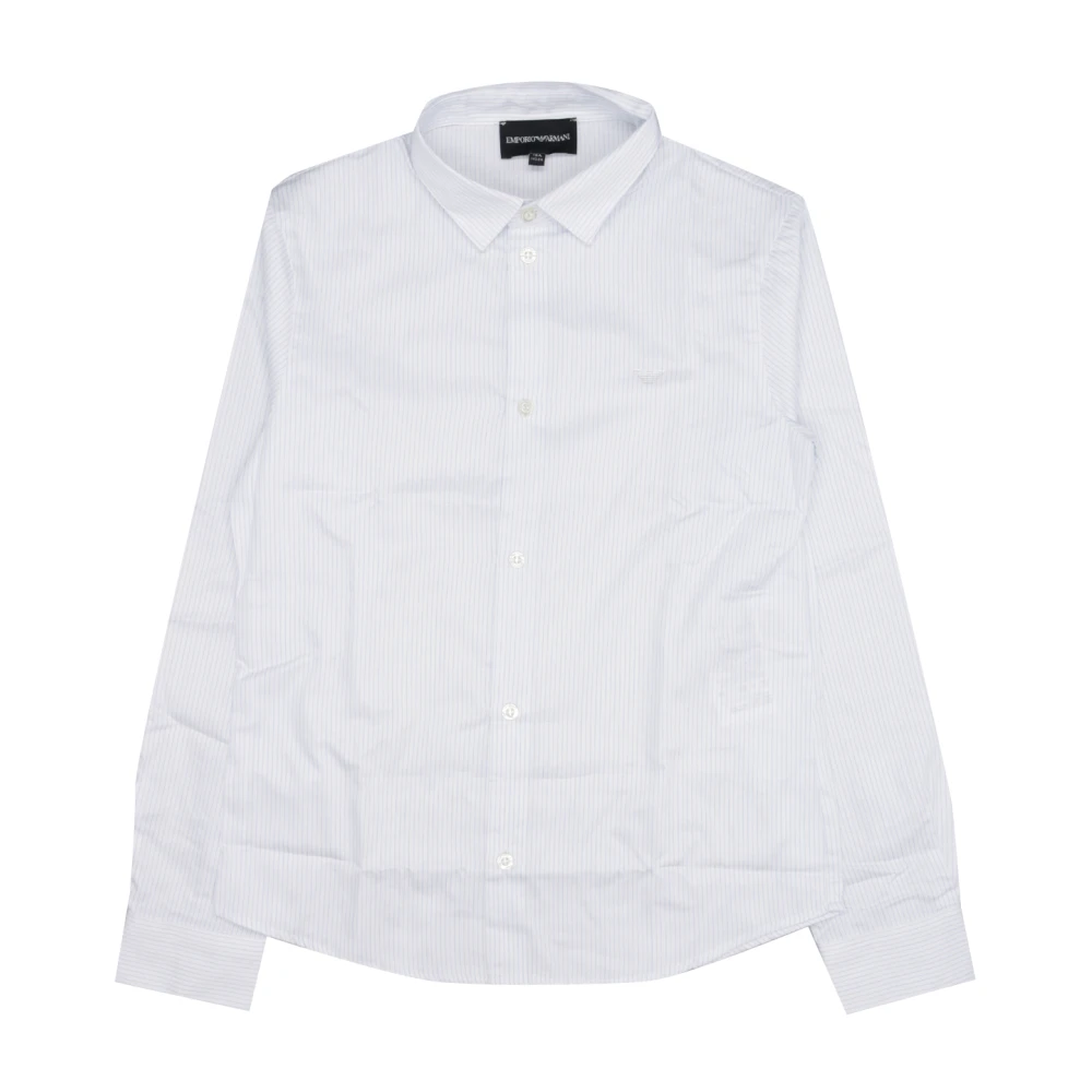 Emporio Armani Jongens Wit Junior Overhemd