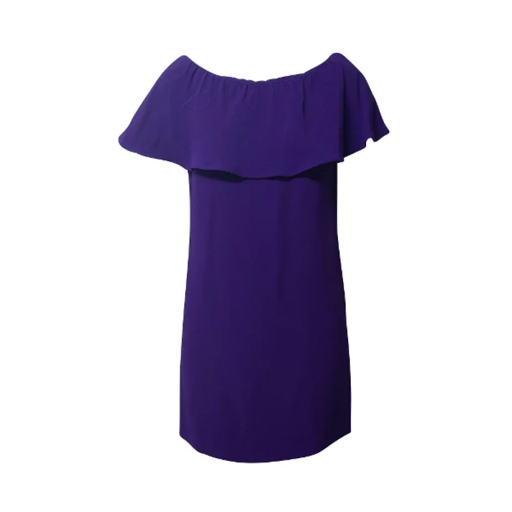 Miu Pre-owned Acetate dresses Purple Dames