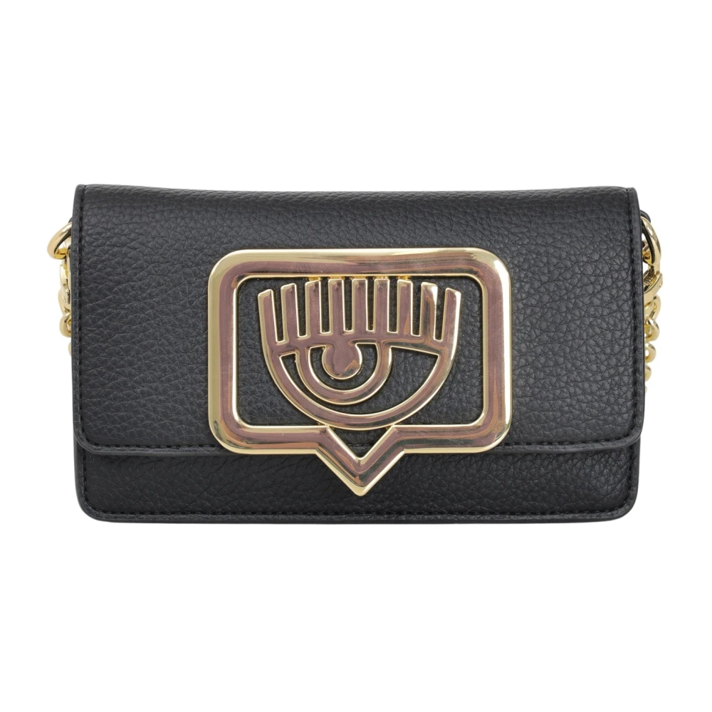 Chiara Ferragni Collection Zwarte Eyelike Pochette Tas Black Dames