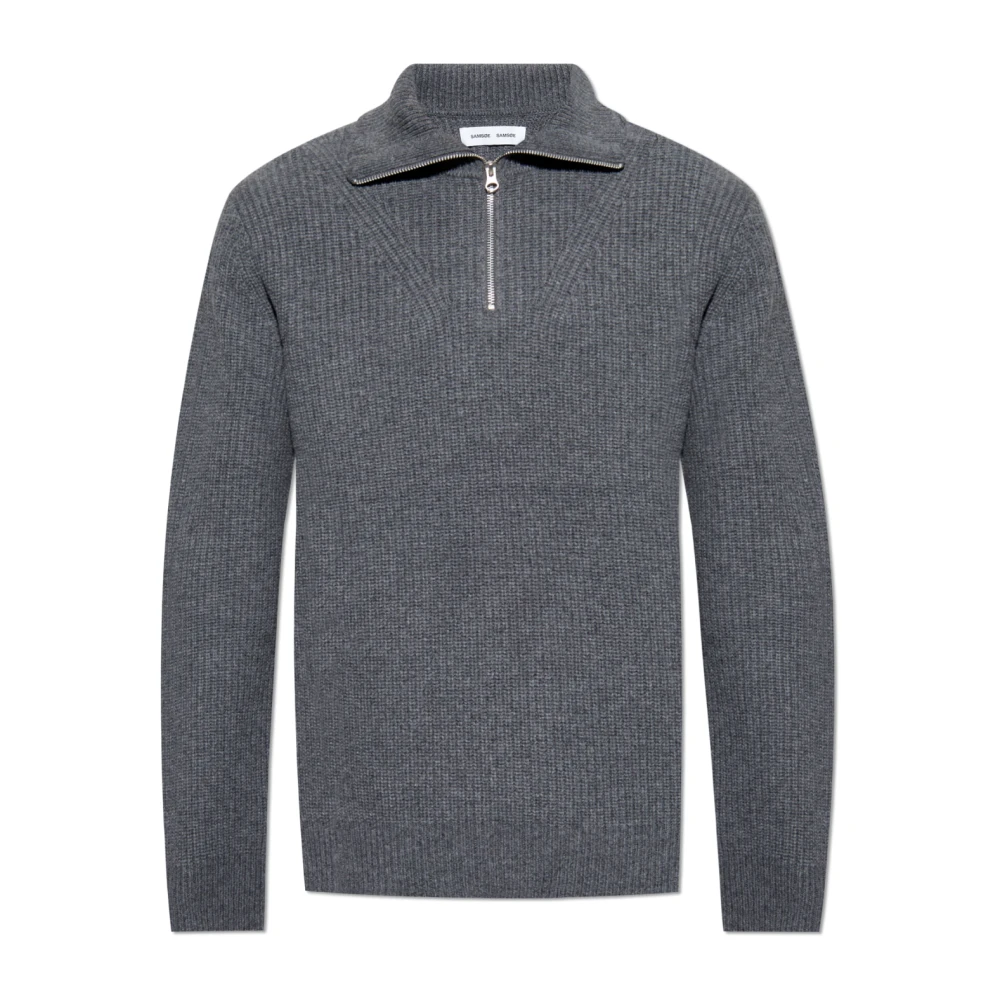 Samsøe Wollen Trui Jacks Gray Heren