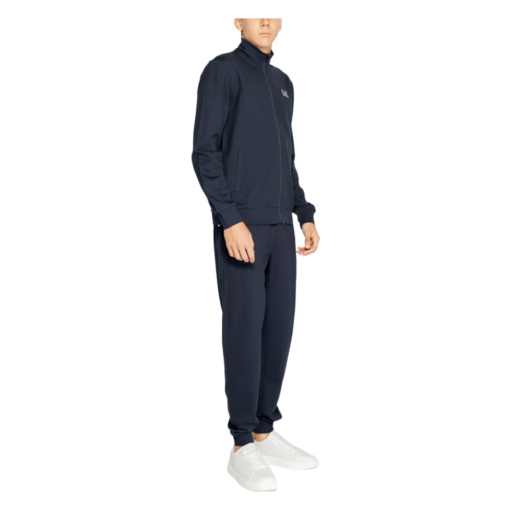 Emporio Armani EA7 Heren Tute Herfst Winter Collectie Katoen Blue Heren