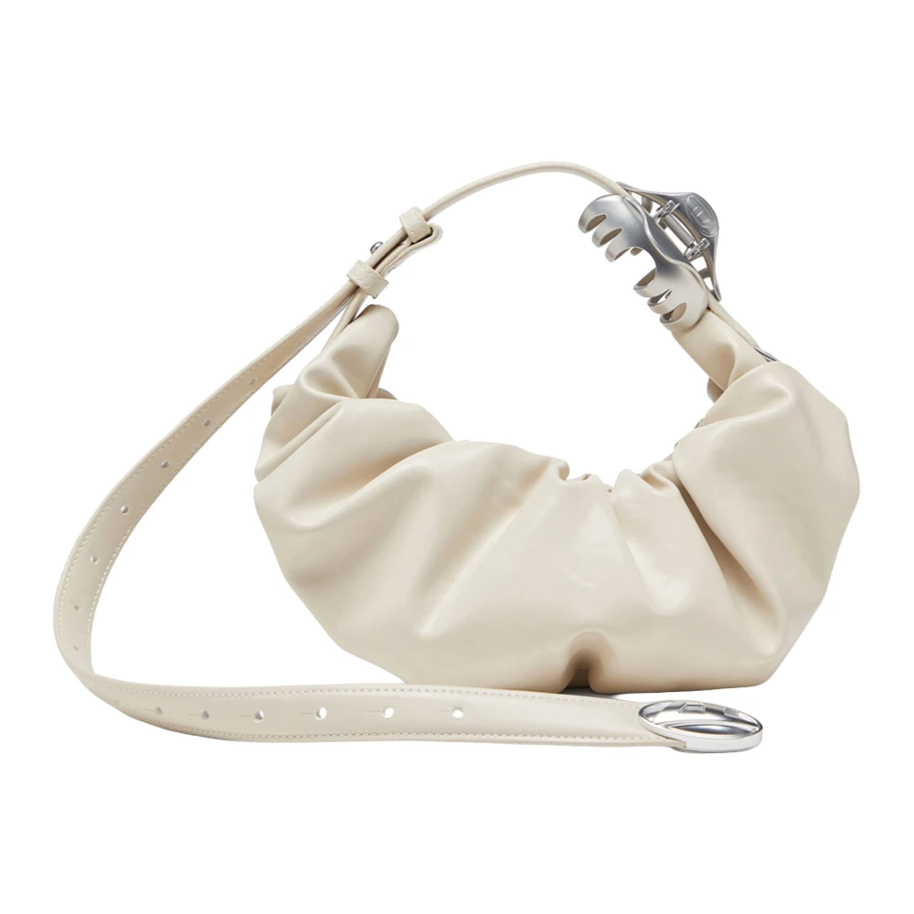 Diesel Tracolla In Stile Cintura - Female - Handbags - White - One Size - Bags