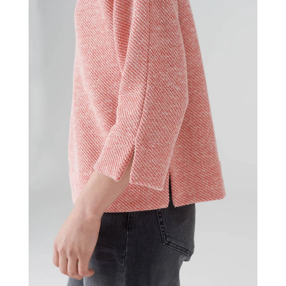 Opus Stijlvolle Sweatshirt met Gulana Detail Red Dames