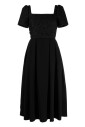 elegant-black-boucle-midi-dress