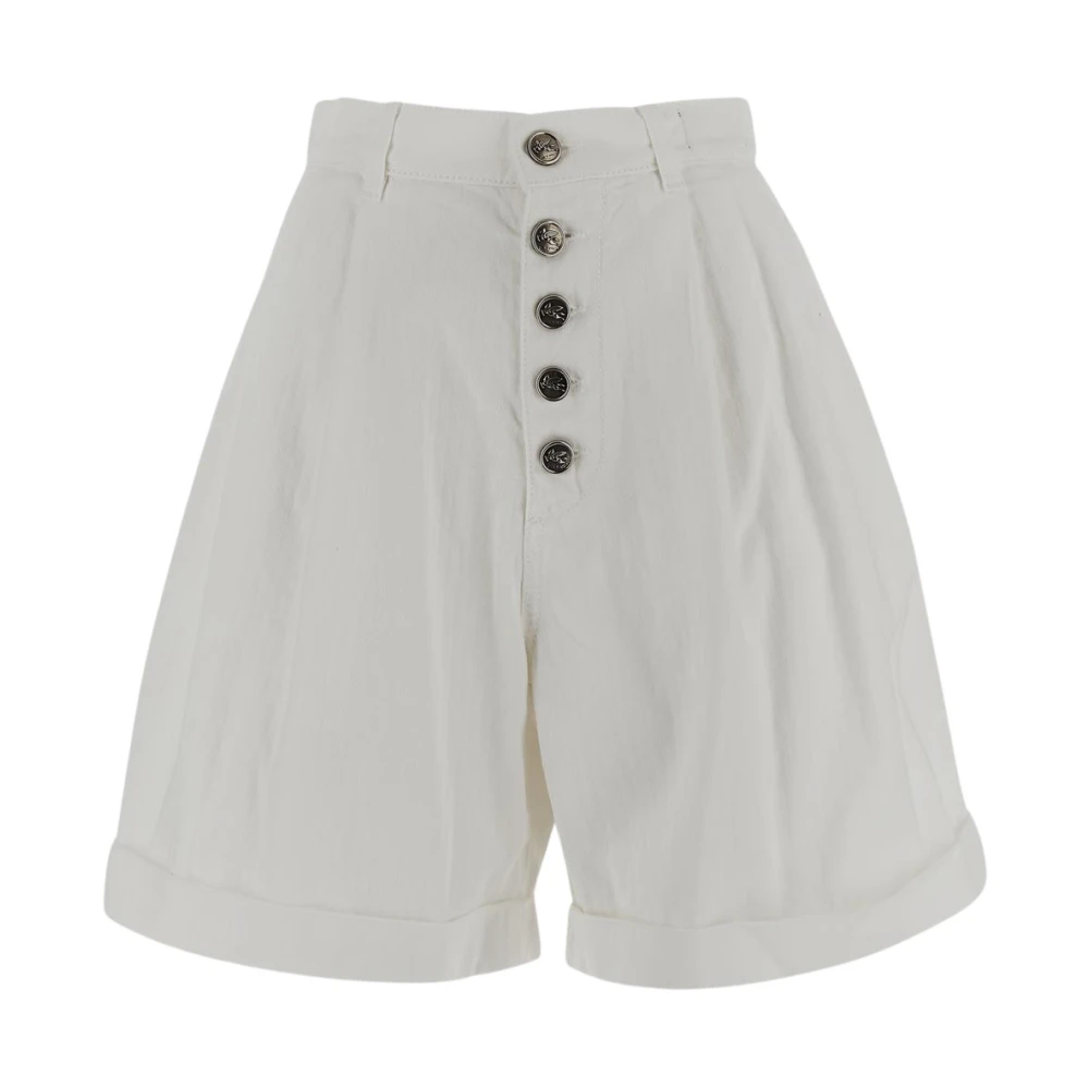 ETRO Katoenen Shorts voor Heren White Dames