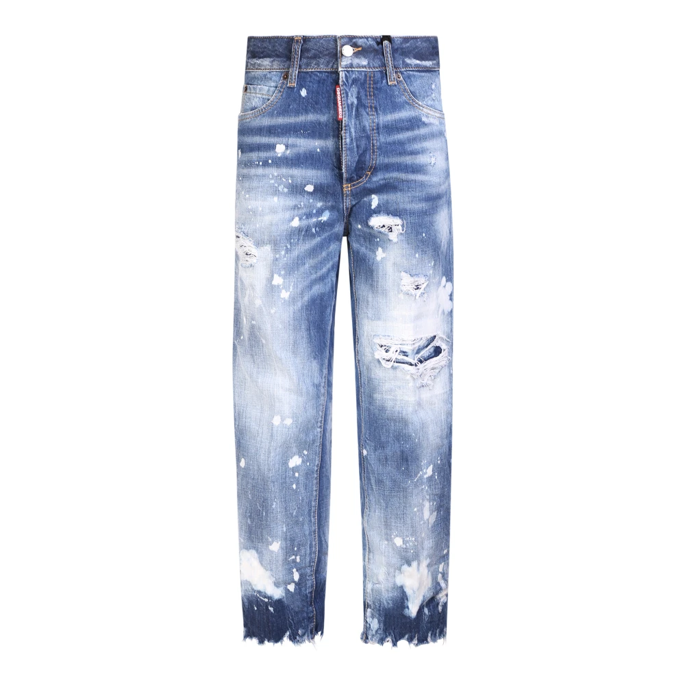 Dsquared2 Blauwe Aw22 Dames Jeans Blue Dames