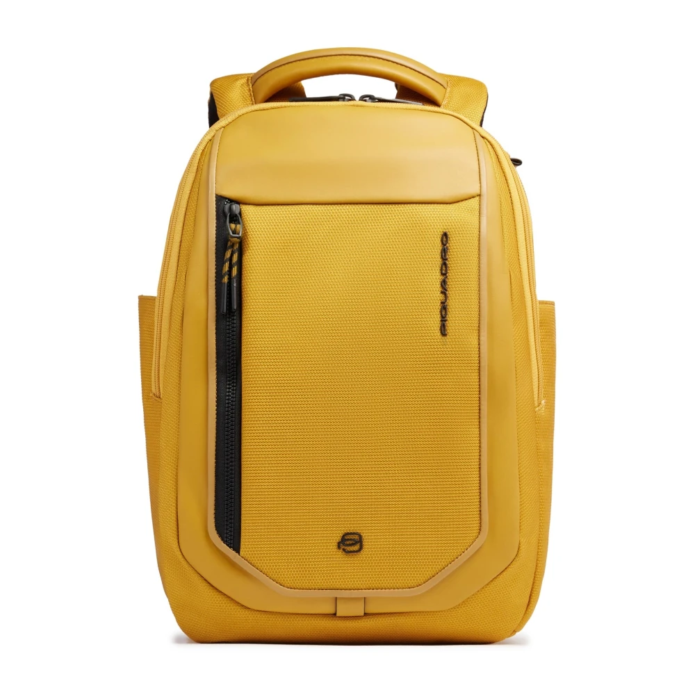 Piquadro Unisex Gul Laptopryggsäck 13,3" I Textil