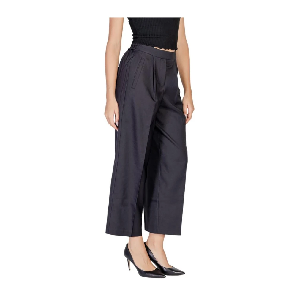 Ichi Stretch Jeans en Broeken Collectie Black Dames
