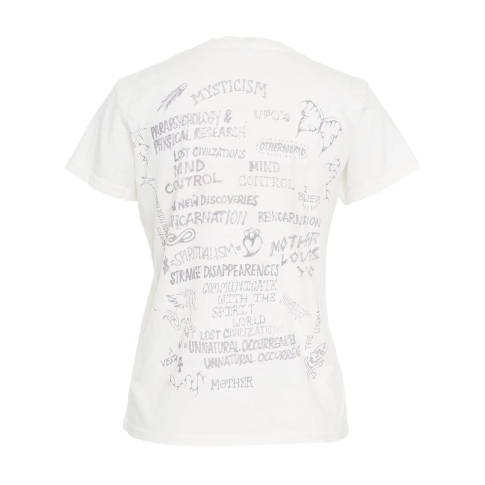 Mother Witte T-shirt 'The Boxy Goodie' White Dames