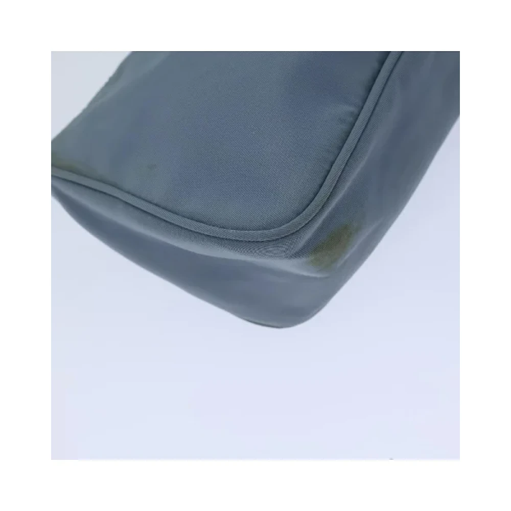 Prada Vintage Pre-owned Nylon prada-bags Blue Dames