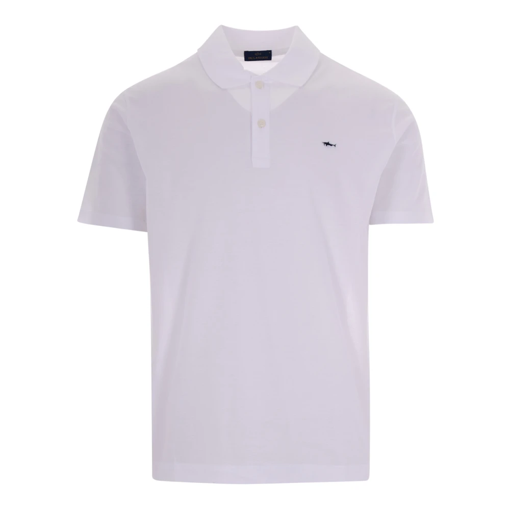 Paul & Shark Men's White Polo Shirts, 2XL, Polo Shirts