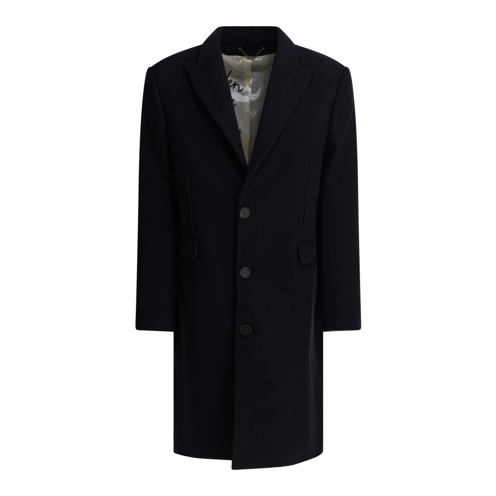 Golden Goose Herren Blau E Wollmantel Aw25