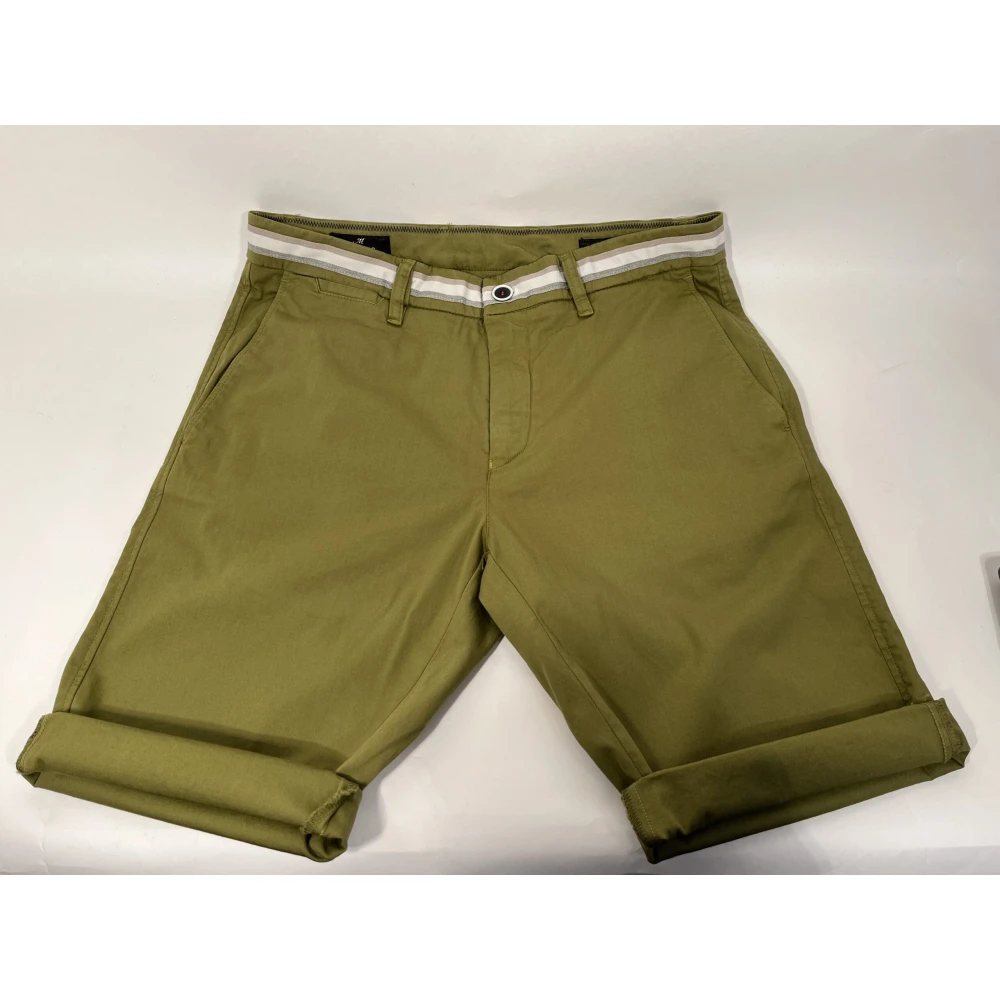 Mason's Casual Bermuda Shorts Mason 46 Green Heren