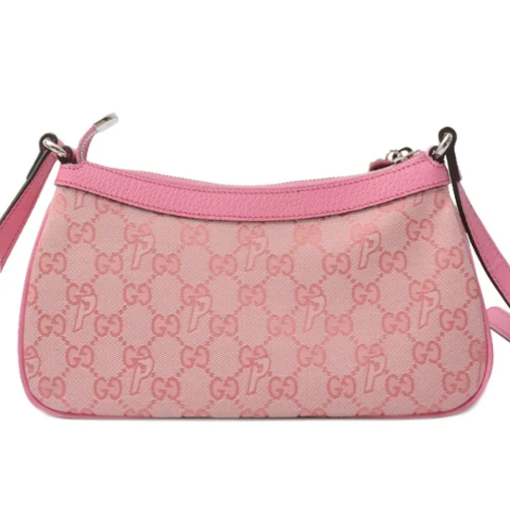 Gucci Vintage Pre-owned Canvas gucci-bags Pink Dames