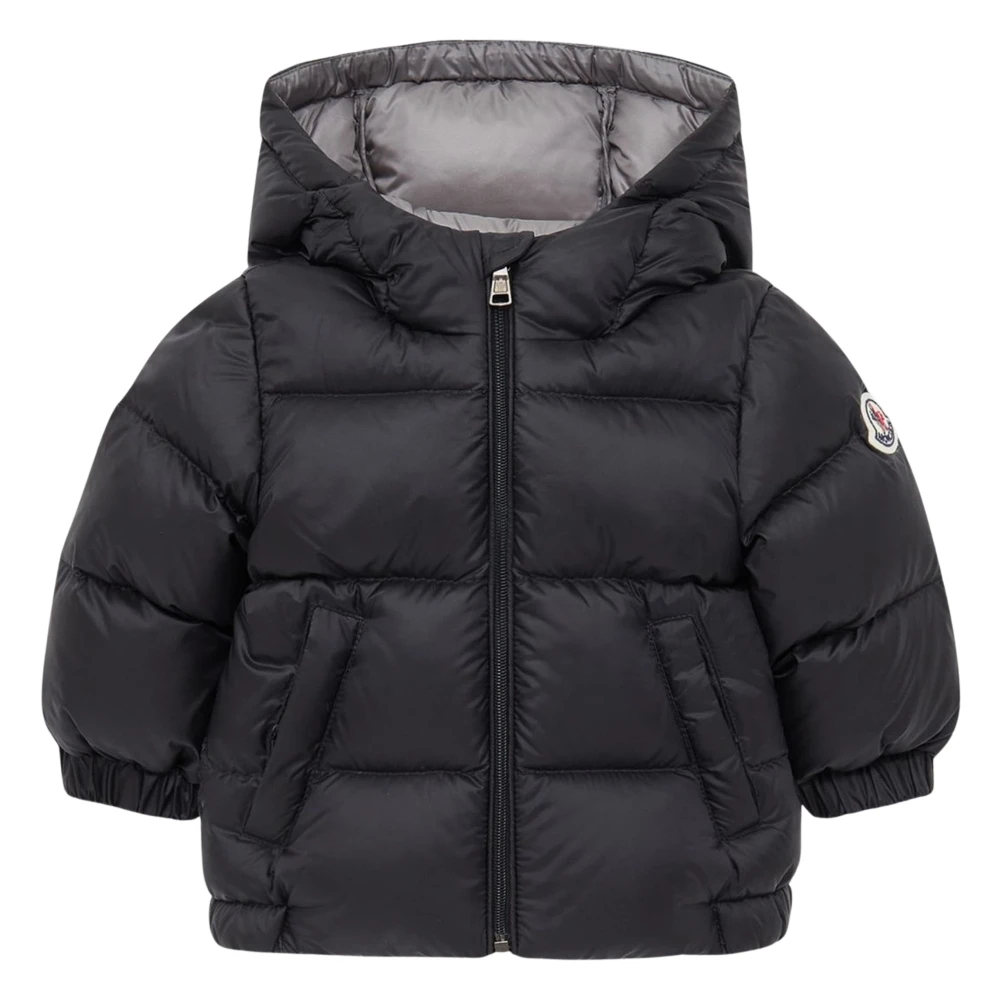 Moncler Boys Black Enfant Baby Down Padded New Macaire Jacket - Size 3 Years Kids - Image 4