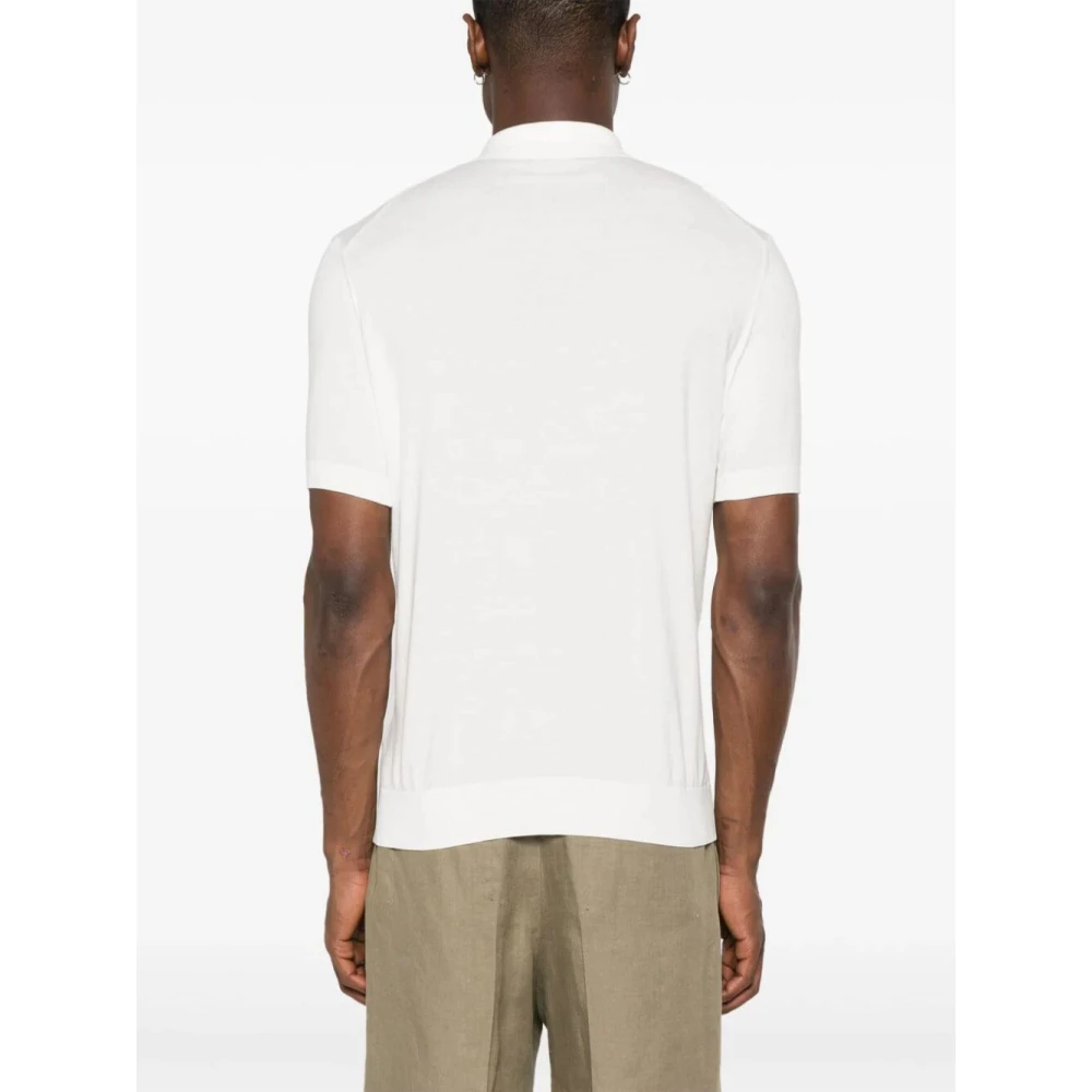 Ermenegildo Zegna 001C Polo Shirt White Heren