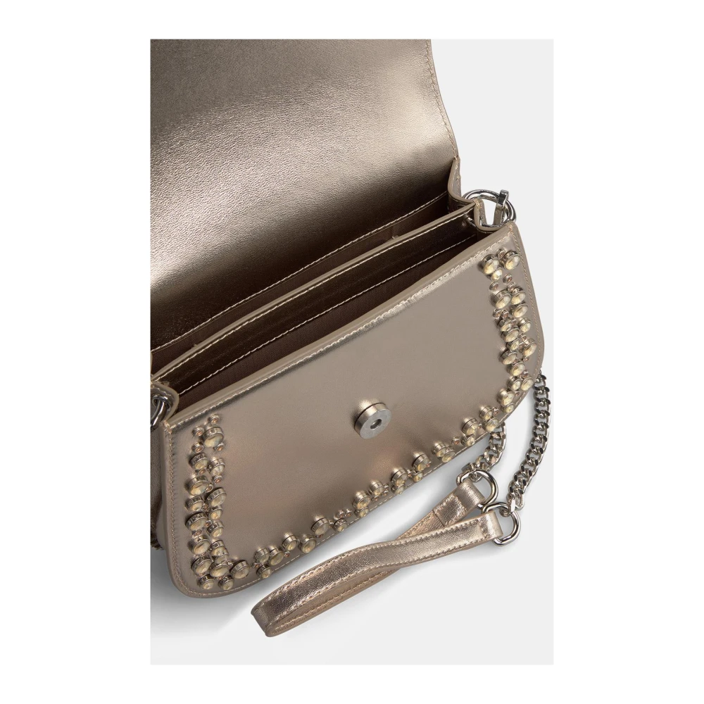 Alma en Pena Strass handtas Brown Dames
