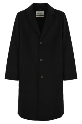 Svart Ull Cashmere Kappa